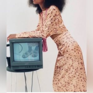 Zara Floral Print Crop Top